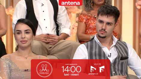 Mireasa sezonul 12, 17 octombrie 2025. Jocul tachinărilor între Adin și Lavinia: Facem o recunoaștere!