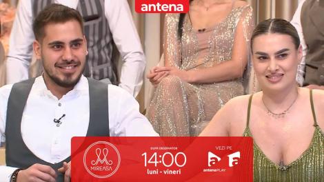 Mireasa sezonul 12, 17 octombrie 2025. Denisa și Cristian și-au spus „Te iubesc”