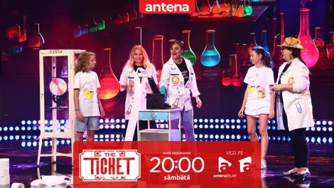The Ticket, Sezonul 1, 18 octombrie 2025. Profesorii Trăzniți, un număr interesant de știință. Cum au reacționat jurații