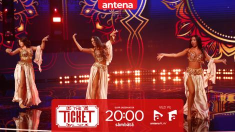 The Ticket, Sezonul 1, 18 octombrie 2025. Fetele din trupa Mistyque Dancers, moment incendiar de belly dance