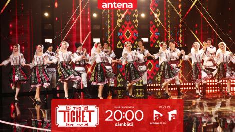 The Ticket, Sezonul 1, 18 octombrie 2025. Ansamblul Academic Joc a încins scena cu dansul pe ritmuri de muzică populară