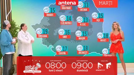 Neatza de Weekend, 19 octombrie 2025. Prognoza meteo cu Flavia Mihășan: Vreme rece, cu maxime cuprinse între 6 și 17 grade Celsius
