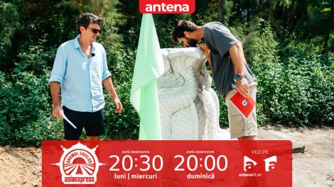 Asia Express, 19 octombrie 2025. Prima probă din penultima etapă de pe coama dragonului: perechile trebuie să facă un leu din marmură