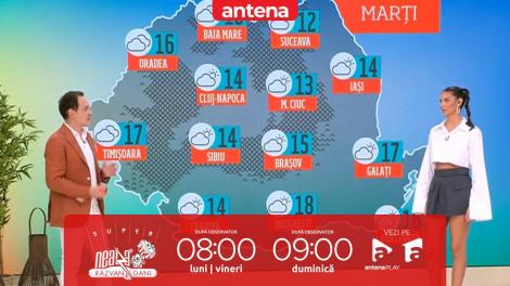 Super Neatza, 21 octombrie 2025. Prognoza meteo cu Ramona Olaru: Temperaturile sunt în creștere