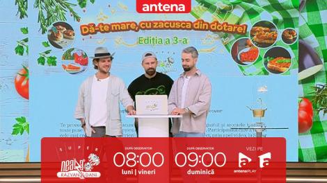 Super Neatza, 22 octombrie 2025. Concursul ”Dă-te mare, cu zacusca din dotare!”. Cum s-a descurcat Alina Ghiocel