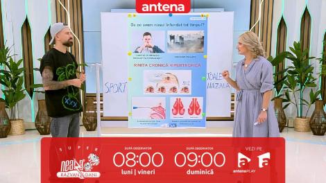 Super Neatza, 22 octombrie 2025. De ce apare senzația permanentă de nas înfundat