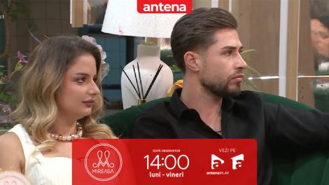 Mireasa sezonul 12, 23 octombrie 2025. Ce așteptări au Ștefania și Liviu unul de la celălalt