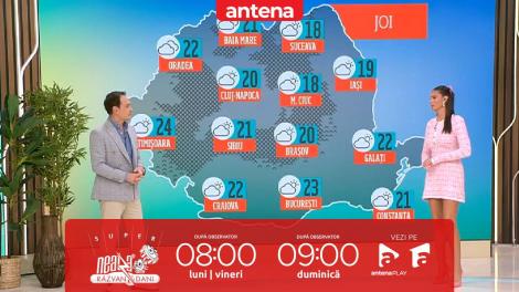 Super Neatza, 23 octombrie 2025. Prognoza meteo cu Ramona Olaru: Vreme însorită și caldă