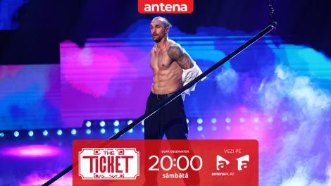 The Ticket, Sezonul 1, 25 octombrie 2025. Vladyslav Tsarov, prestație incredibilă de de flying pole! Ce au spus jurații