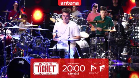 The Ticket, Sezonul 1, 25 octombrie 2025. Clasa de tobe Petran, moment senzațional de sincronizare