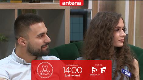 Mireasa sezonul 12, 28 octombrie 2025. Florina, declarații prin muzică lui Alex