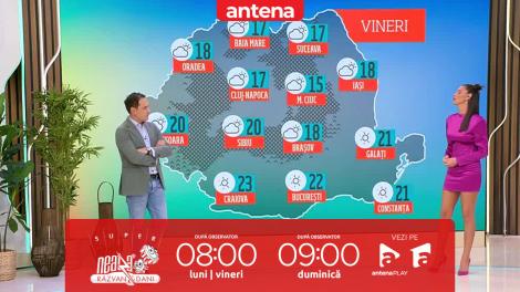Super Neatza, 31 octombrie 2025. Prognoza meteo cu Ramona Olaru: Vreme însorită şi caldă