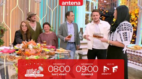 Super Neatza, 31 octombrie 2025. Finala concursului ”Dă-te mare, cu zacusca din dotare!”. Proba degustării