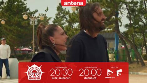 Asia Express, 2 noiembrie 2025. Concurenții se dau în leagăn la 360 de grade pentru calificarea la Jocul pentru Amuletă