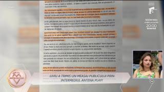 Mireasa, sezon 12. Mama lui Liviu a intervenit în direct, după scrisoarea primită de băiat. Ce a ținut să-i specifice