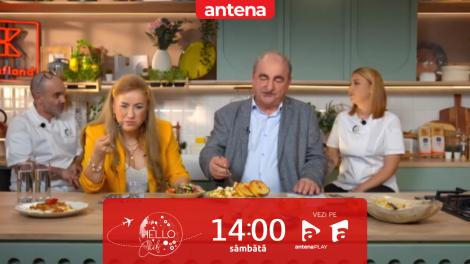 Hello Chef sezonul 10, 15 noiembrie 2025. Chef Samuel și Roxana Blenche, o nouă provocare în bucătărie! Ce rețete au de gătit pentru Vasile Muraru și Valeria Fătu