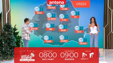 Super Neatza, 14 noiembrie  2025. Prognoza meteo cu Ramona Olaru: Vremea însorită și caldă în majoritatea regiunilor