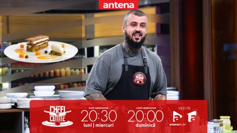 Chefi la cuțite | Sezonul 16, 16 noiembrie 2025. Alexandru Ureche deține un salon de tatuaje de mai bine de 10 ani, dar e pasionat de bucătărie!