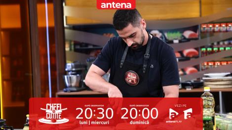 Chefi la cuțite | Sezonul 16, 17 noiembrie 2025. Cristi Dincă, alergătorul care vrea să-și arate măiestria în bucătărie! Ce a gătit