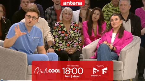 Medicool sezonul 9, 17 noiembrie 2025. Nicoleta Nucă, destăinuiri despre ADHD