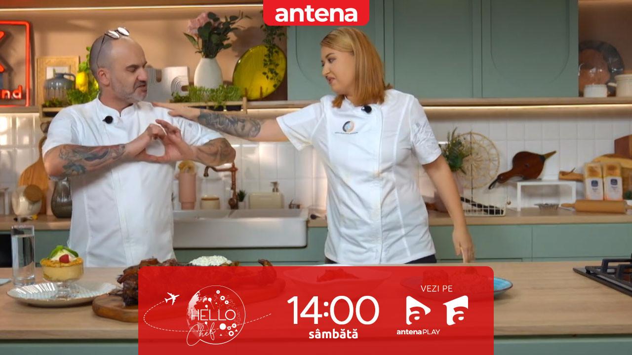 Hello Chef sezonul 10, 22 noiembrie 2025. Chef Samuel și Roxana Blenche, o nouă provocare în bucătărie! Ce rețete au de gătit pentru Pepe