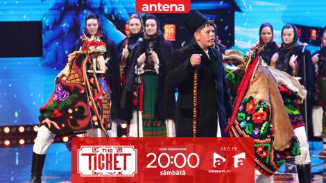 The Ticket, Sezonul 1, 22 noiembrie 2025. Show autentic din Bistrița! Ansamblul Cununița, moment dedicat sărbătorilor de iarnă