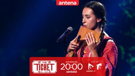 The Ticket, Sezonul 1, 22 noiembrie 2025. Juriul, copleșit de emoție în timpul doinei cântate la nai de Ana-Maria Cucoș