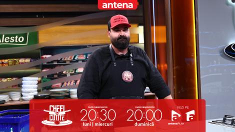 Chefi la cuțite | Sezonul 16, 24 noiembrie 2025. Cosmin Bujdei a venit cu roaba de mititei în platou! Cum au reacționat jurații