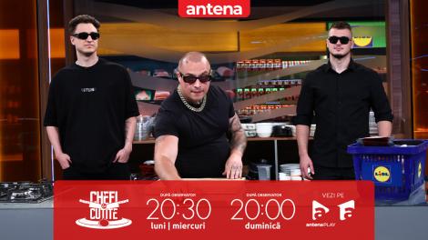 Chefi la cuțite | Sezonul 16, 26 noiembrie 2025. OG Eastbull, un rapper român din Italia, care deține un disc de aur și două de platină. A venit însoțit de două gărzi de corp