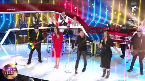 Bătălie pe veselie, 1 decembrie 2025. Canotoarele Magdanela Rusu, Simona Radiș și trupa Voltaj c&acirc;ntă piesa Din toată inima