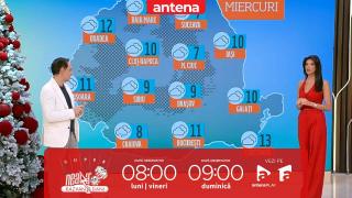 Super Neatza, 3 decembrie 2025. Prognoza meteo cu Ramona Olaru: Temperaturi între 7 și 13 grade