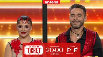 The Ticket, Sezonul 1, 6 decembrie 2025. Duo Romance, moment pasional la &icirc;nălțime! Cum a reacționat juriul