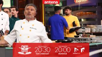 Chefi la cuțite | Sezonul 16, 9 decembrie 2025. Super amuleta lui Chef Orlando l-a enervat culme pe Chef Sautner. Doi concurenți și-au schimbat echipele