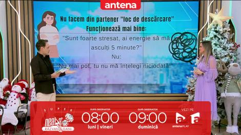 Super Neatza, 11 decembrie 2025. Recomandări practice pentru a menține echilibrul &icirc;n cuplu &icirc;n perioadele &icirc;ncărcate