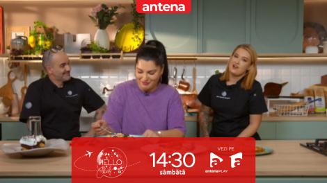 Hello Chef sezonul 10, 13 decembrie 2025. Chef Samuel și Roxana Blenche, o nouă provocare &icirc;n bucătărie! Ce rețete au de gătit pentru Ioana State