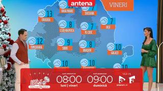 Super Neatza, 19 decembrie 2025. Prognoza meteo cu Ramona Olaru: Temperaturi maxime între 6 și 13 grade