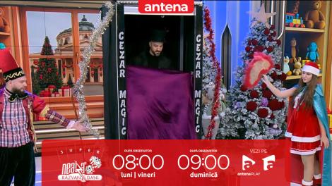Super Neatza, 25 decembrie 2025. Cezar Magic, număr spectaculos de iluzionism