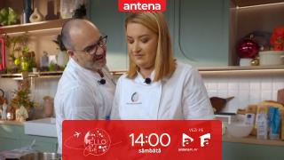 Hello Chef sezonul 10, 27 decembrie 2025. Chef Samuel și Roxana Blenche, o nouă provocare în bucătărie! Ce rețete au de gătit pentru Paula Chirilă