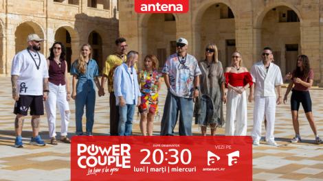 Power Couple Rom&acirc;nia, 5 ianuarie 2026. Cine a fost desemnat cuplul de gladiatori și ce dezavantaj vor avea