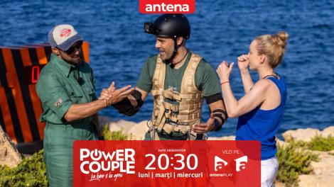 Power Couple Rom&acirc;nia, 5 ianuarie 2026. Cum s-a descurcat cuplul Sandra și Răzvan Bănică la proba de pedalat cu capul &icirc;n jos