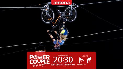 Ajunge la bani sau pedalează &icirc;n gol? Nu rata următoarea ediție Power Couple Rom&acirc;nia, de la 20:30, pe Antena 1 și &icirc;n AntenaPLAY