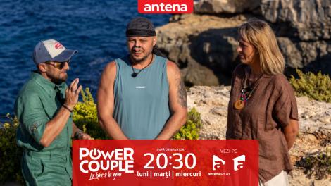 Power Couple Rom&acirc;nia, 5 ianuarie 2026. Cum s-a descurcat cuplul NiCK NND și Cătălina Marin la proba de pedalat cu capul &icirc;n jos