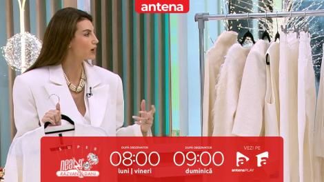 Neatza de Weekend, 11 ianuarie 2026. Fashion Tips by Ellida Toma: Ce piese să alegi &icirc;n nuanța anului, Cloud Dancer
