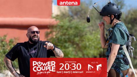 Power Couple Rom&acirc;nia, 12 ianuarie 2026. Luiza Zmărăndescu și-a &icirc;nvins marea ei frică la proba Iubita mea e praștie: &rdquo;Sunt m&acirc;ndră de mine!&rdquo;