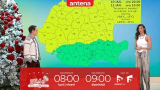 Super Neatza, 12 ianuarie 2026. Prognoza meteo cu Ramona Olaru: Ninsori în nordul și centrul țării