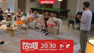 Power Couple România, 13 ianuarie 2026. Clasamentul cuplurilor după proba ”Au, mami!”