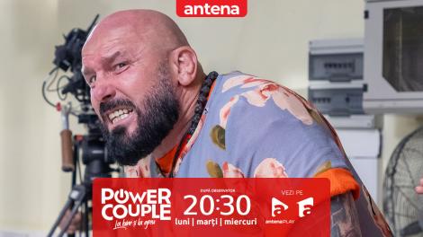 Power Couple Rom&acirc;nia, 13 ianuarie 2026. Proba &rdquo;Au, mami!&rdquo;. Cătălin Zmărăndescu a rupt o balustradă și s-a plimbat cu ea prin spital!