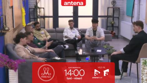 Mireasa sezonul 13, 15 ianuarie 2026. Gluma lui Adrian la adresa lui Alan i-a deranjat pe băieți!