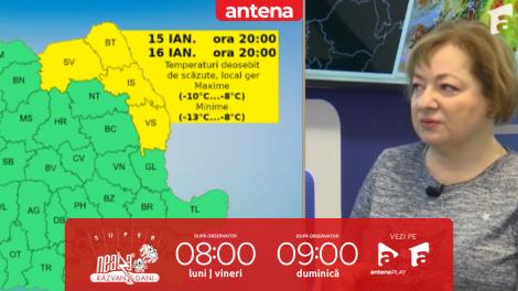 Super Neatza, 16 ianuarie 2026. ANM: Cum va fi vremea &icirc;n weeend. Unde și c&acirc;t va ninge