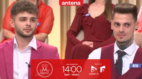 Mireasa sezonul 13, 16 ianuarie 2026. Ben, despre divergențele cu băieții: Cred că totul a &icirc;nceput de la Sebi!